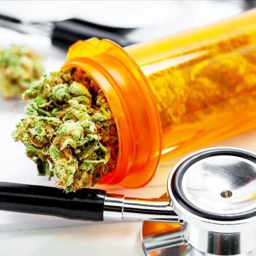 Stethoscope with rx cannabis