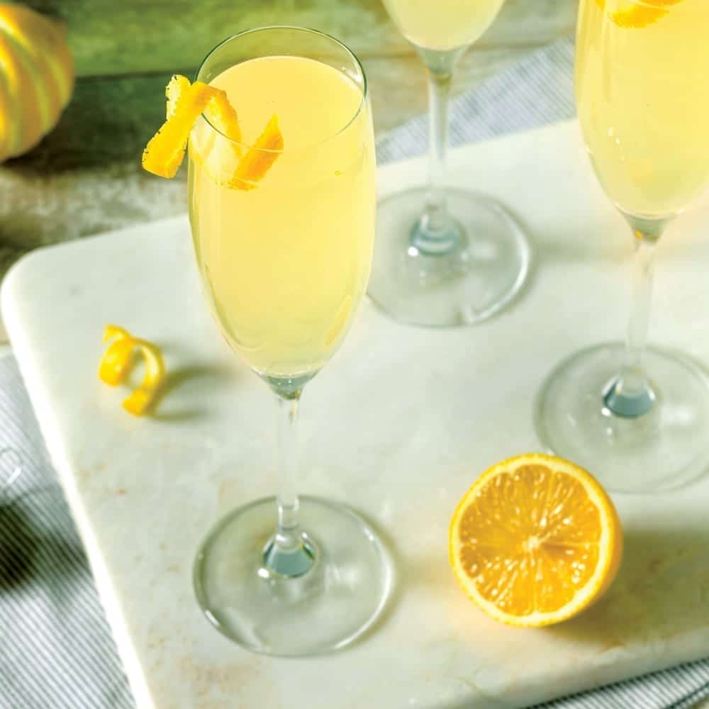 French 75 with Green Dragon