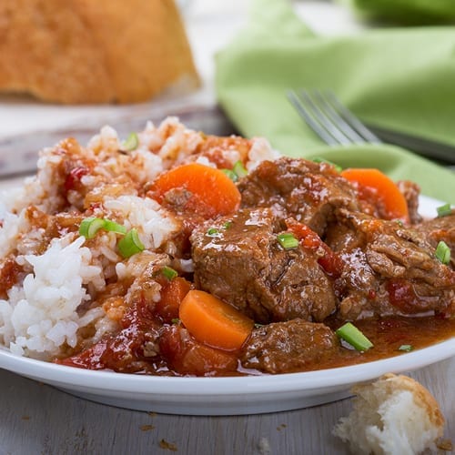 Crockpot Beef & Rice The Social Weed