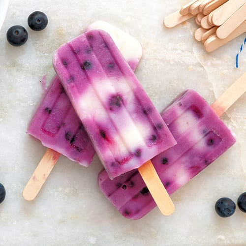 Berry Cheesecake Popcicles